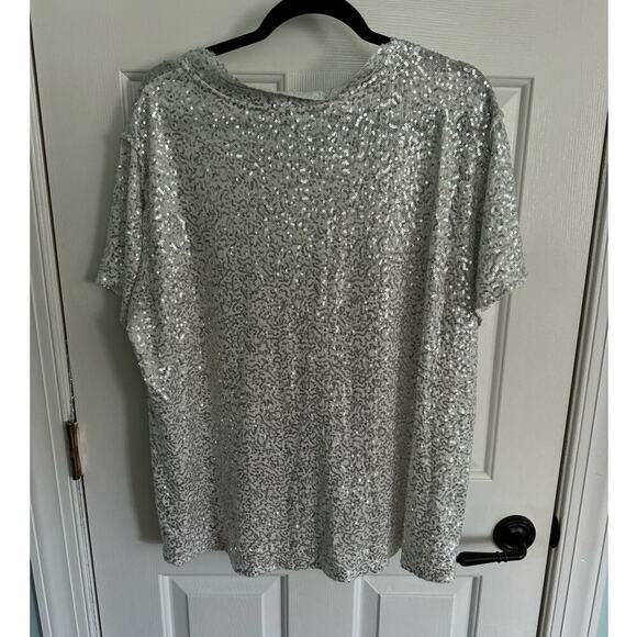 DIANE Von FURSTENBERG SPARKLEY TOP, Large - Picture 3 of 8